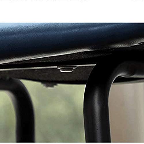 SDFGH Adjustable Height Bar Stool Seat | Airlift Swivel Barstool ,Mid-Back Padded Chair for High Ergonomic Seating (Color : Argento)