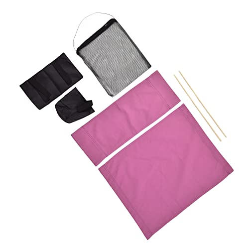 Fdit Canvas Chair Chair, Durable Director Chair Cover Stable For Home (Rose Red)