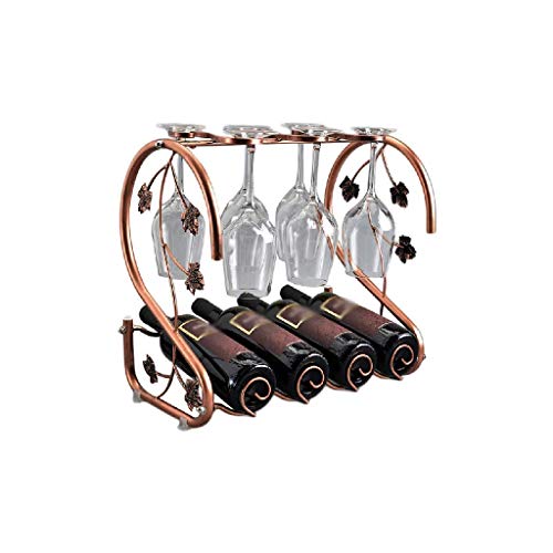 DLOETT Iron Wine Rack- Metal Wire Wine Rack - for Kitchen Countertops, Pantry, Fridge - Freestanding, Stackable