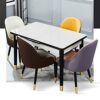 dining chair Kitchen Dining Room Furniture Chairs Modern PU Leather Dining Chairs Kitchen Living Room Chairs,High Back Soft Seat Side Chair with