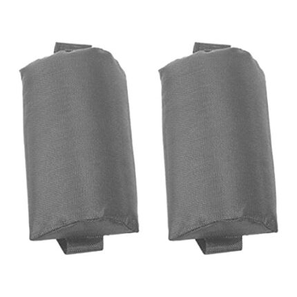 Hajimia Headrest Head Cushion Pillow Anti Gravity Recliner Lounge Chair Pillow for Patio, Garden 2Pcs Grey Pillow