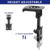 VIVO Manual Flip Down Ceiling Mount for 13 to 27 inch Flat Screens, Folding Tilt Pitched Roof and Under Cabinet Mounting for LCD TV and Monitors,