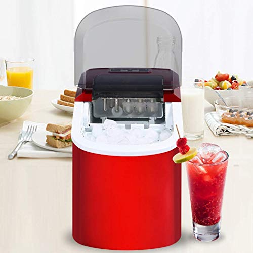 JJZXD Freestanding Commercial Ice Maker Machine - Makes Pounds Ice In 24 Hrs with Pounds Storage Homes and Offices