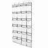 Shoe Organizers Hanging Storage Over the Door Shoe Racks with 24 Large Mesh Pockets 4 Hooks Gadget Storage Wall Hanging Wardrobe for Kitchen Bedr