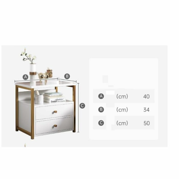SDFGH Bedside Table Storage Rack I Am The Home Bedside Table Corner Several Cabinets