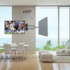 Suptek TV Wall Bracket Mount Swivel and Tilt for Most 15"-32" LED, LCD, OLED Flat Screen TVs and Monitors with VESA 75x75-100x100mm up to 13kg Fu