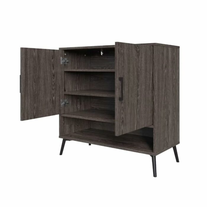 ZCMEB Shoe Storage Cabinet Home Foyer Corridor Shoe Cabinet Woodgrain Shoe Rack Home Furniture