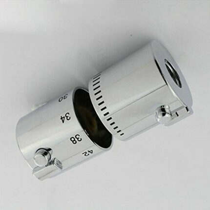 SENRISE Bath Shower Thermostatic Handle, 1pair Water Thermostatic Control Handles for Bath Shower Mixer Valve
