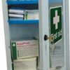 Safety First Aid Cabinet with Clear Front and Shelves Key Lock and Two Keys - Supplied Empty