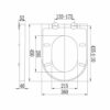 Toilet Seat, D Shape Soft Close Toilet Seat,Universal Heavy Duty Strong and Robust with Dual Fixing – Easy Clean and Removable Lid,Antibacterial