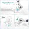 B Beauty Planet Magnifying Mirror 30x,Double-Sided Hand Mirror with Handle,Foldable Portable Compact Travel Magnifying Mirror,5 inch