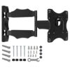 NANOOK swivel TV wall mount for 19-43 inch TVs | Tiltable | Wall bracket for LCD, LED, QLED and OLED televisions | Universal compatibility | VESA