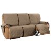 Non-Slip Recliner Chair Cover Sofa Slipcover, Reversible Recliner Sofa Cover with Elastic Adjustable Strap, Washable Reclining Sofa Slipcover Rec