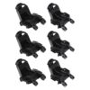 3 Pairs LT RT Button Brackets LT RT Button Inner Support Internal Bracket Black LT RT Button Stand Plastic Compatible with Xbox One S/X Controlle