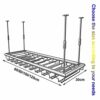 Wine racks Hanging Gold Metal Retro Wall Mounted Wine Champagne Glass Goblets Stemware Rack Holder, 60/80/100/120cm x 30cm