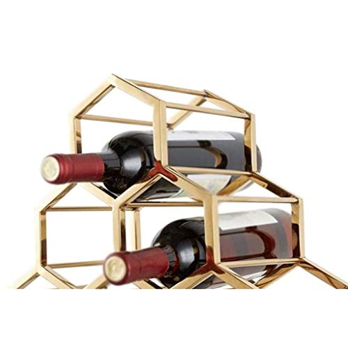 CZDYUF Wine Rack Decoration, European Iron Wine Rack, Nordic Creative Wine Rack, Stainless Steel