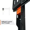 Vogel's TVM 1415 tilting TV wall bracket for 32-65 inch TVs, Max. 55 lbs (25kg), TV wall mount, Max. VESA 400x400, Universal compatibility
