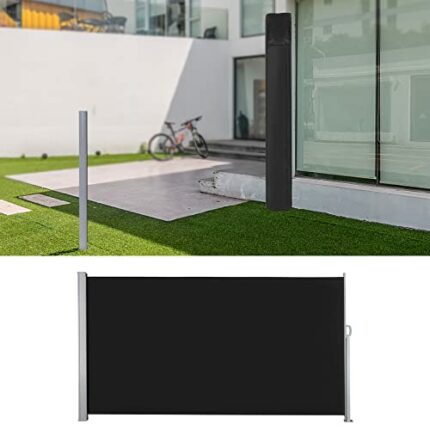 SUDIWEI Retractable Side Awning Cover Suitable for 71''*118''Retractable Privacy Screen Outdoor Rain and Snow Protection Patio Retractable Awning