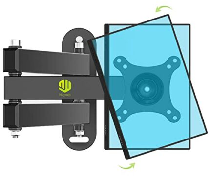 Nuyoah Wall Mount for Echo Show 15, Adjustable Show 15 Wall Mounting Brackets for Alexa Accessories, Full Motion Wall Mount Rotate Swivel Tilt Ex
