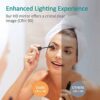 Wall Mounted Illuminated Led Bathroom Mirror with Demister, Dimming Function, and Touch Sensor Switch for Makeup Cosmetic Shaving, Led+antifog, 7