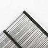 andiamo Exclusive Door Mat Rubber Mat Aluminium Door Mat Black 40 x 60 x 0.8 cm