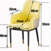 dining chair Kitchen Dining Room Furniture Chairs Dining Chairs Set Of 2 Living Room Armchair Modern High Back Padded Soft Seat Dining Chairs Wat