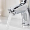 Bristan Orta Chromed Bathroom Basin Sink Monobloc Single Hole Mixer Tap Faucet with Clicker Pop Up Waste (OR BAS C)