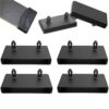 36pcs Bed Slat Holders Kits Bundles 12pcs Bed Slat Centre Caps Holders, 24pcs Side Slat Bracket (63mmx9mm Inside)for replacement Plastic Bed Slat