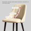 Kitchen Dining Room Furniture Chairs Dining Chairs Set Of 4,Pu Leather Apartment Living Room Side Chairs Carbon Steel Legs Kitchen Chairs Dining