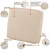 Classic Accessories Montlake FadeSafe Water-Resistant 21 x 20 x 4 Inch Patio Lounge Back Cushion, Antique Beige, Outdoor Loveseat Cushions