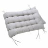 Wrighteu Sun Lounger Cushion Replacement Classic Garden Patio Thick Chair Recliner Relaxer Pad (grey)(No Chair)