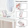 Magnifying Makeup Mirror,Double Sided Travel Handheld or Stand Mirror Foldable Makeup Mirrors for Makeup Application Tweezing Blackhead