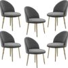 dining chair Kitchen Dining Room Furniture Chairs Velvet Dining Chair Set Of 6 Kitchen Chair Metal Legs Makeup Chairs Upholstered Accent Bedroom
