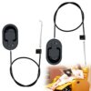 2 Pcs Recliner Release Pull Handle Universal Sofa Chair Recliner Replacement Handle Parts Metal Couch Style Pull Chair Release Handle with Cables
