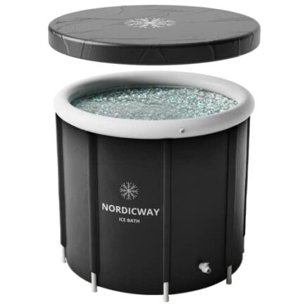 Ice Bath Tub – Ice Bath Tub for Athletes – Easy to Use Portable Bathtub – Durable & Leak Proof Cold Plunge Tub – Cold Water Tub Outdoor – Ergonom