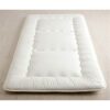 TBIIEXFL Japanese Floor Mattress Futon Double Thicken Tatami Mat Sleeping Foldable Roll Up Mattress Soft Breathable Futon (Color : Wit, Size : 15