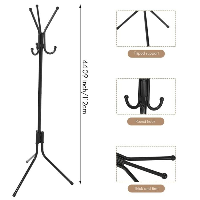 Qtynudy Children Coat Rack Clothes Tree Hat Hanger Hat Rack Coat Racks Stand for Coats