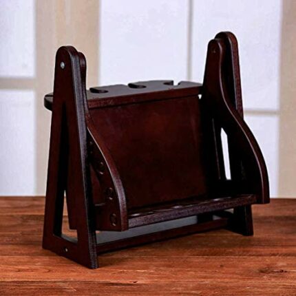 PIBM Wooden Wine Rack Creative Wine Glass Bottle Storage Household Display Stand, J1113