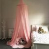 Zeke and Zoey Soft Hanging Bed Canopy (Pink)