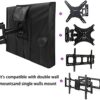 Outdoor TV Cover With Clear Front Television Cover UCARE 600D Waterproof Oxford TV Set Cover All-inclusive Clear TV Screen Dustproof Protective w