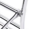 XMING Stainless Steel Folding Movable Bath Towel Rack Multi-function Storage Rack, Stainless Steel Bathroom Pendant (Size:50 * 25 * 10 Cm)