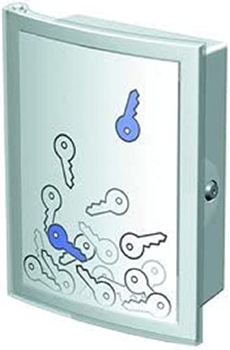 HAN 4023-11, Key cabinet INDEX. Individual design, functional, safe and lockable, large capacity for 63 keys, light-grey