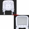 CHEWO Bath Stools,Shower Stool Shower Stool Bath Stool Bathroom Seat Folding Wall-Mounted Antibacterial Mobile Auxiliary Stool Shower Seat Bathro