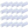 Boao 50pcs Table Skirting Clips Model EC Table Cloth Clip for 3/4 Inch Table - 1 Inch with Hook and Loop for Indoor and Outdoor Events