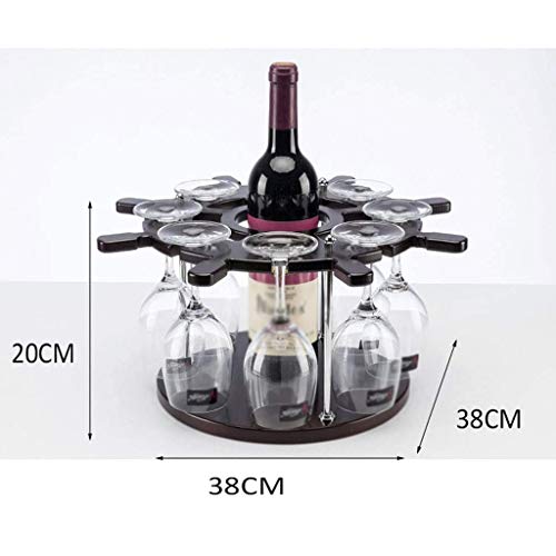 CZDYUF Solid Wood Wine Glass Holder, Decorative Goblet Holder Hanging Creative European Wine Glass Holder