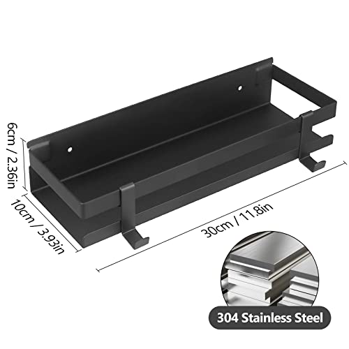 Shower Shelf No Drilling,Self Adhesive Bathroom Shelf,Wall Mounted Bathroom Shelves Stainless Steel,Stick on Wall Shower Caddy Adhesive Shower Ba