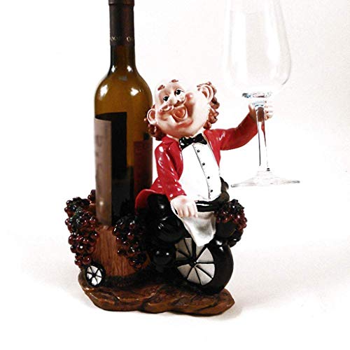 CZDYUF The nook, Novelty Wine Bottle Holder, Functional Kitchen Statue, Home Decor, for the Wine Enthusiast