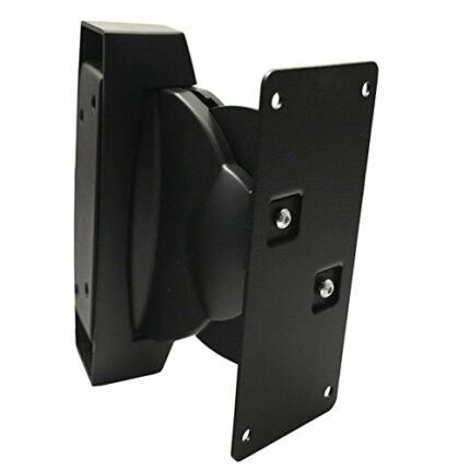 2x Maclean MC-535 Adjustable Wall Mount Satellite Speaker Brackets 10KG Tilt Rotation Swivel