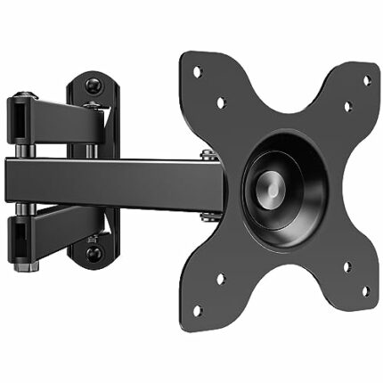 WALI Articulating TV LCD Monitor Wall Mount Full Motion 14" Extension Arm Tilt Swivel for Most 13" 15" 17" 19" 20" 22" 23" 24" 26" 27" 30" LED TV