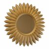 Carousel Home and Gifts Stunning Gold Effect Wooden Sunburst Wall Hanging Glass Sun Mirror